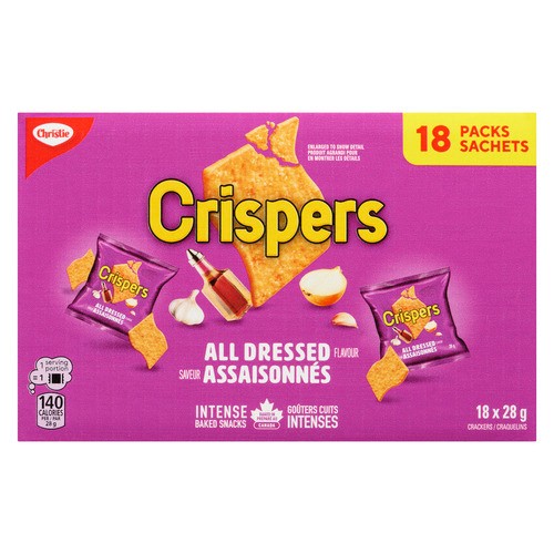 Crispers All Dressed Snack 504 g