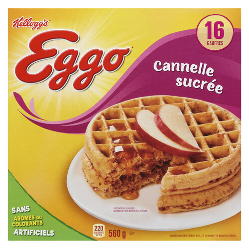 Kellogg's Eggo Frozen Waffles Cinnamon Toast 560 g