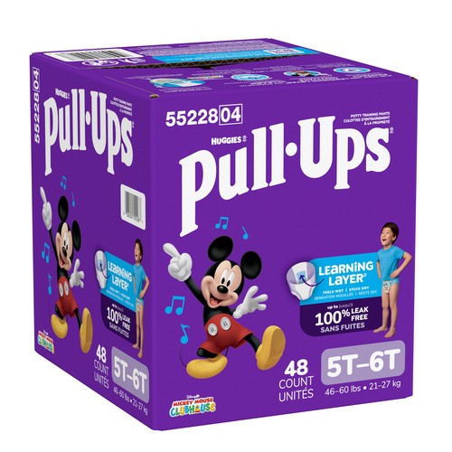 Huggies Pull-Ups Boy's Potty Training Pants 5T-6T 48 Count