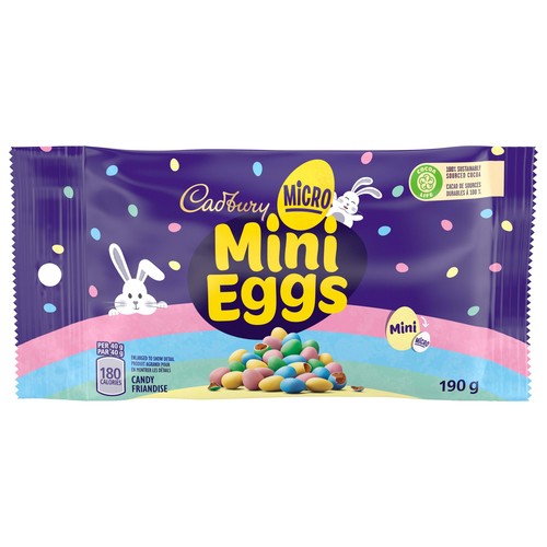 Cadbury Micro Mini Eggs Easter Chocolatey Candy Easter Treats 190 g