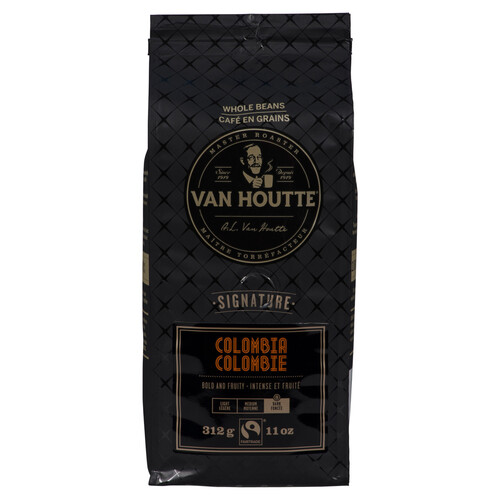 Van Houtte Whole Bean Coffee Colombia Dark Bold & Fruity Intense 312 g