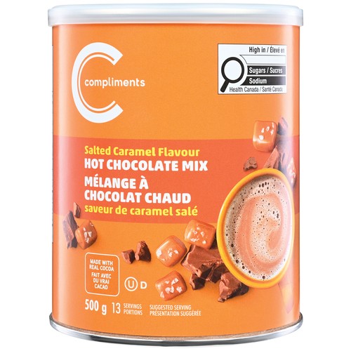 Compliments Hot Chocolate Mix Salted Caramel 500 g