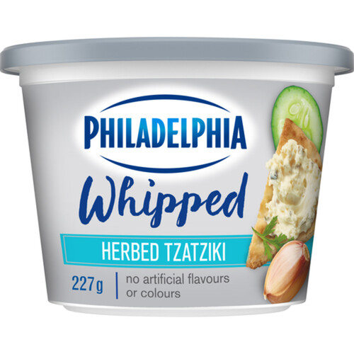 Philadelphia Whipped Herbed Tzatziki Cream Cheese 227 g