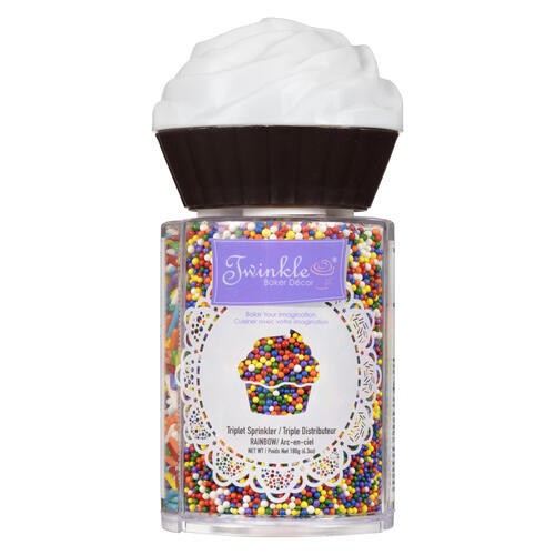 Twinkle Baker Décor Sprinkles Triplet Sprinkler Rainbow 180 g