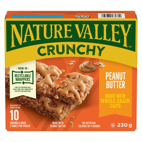 Nature Valley Granola Bars Crunchy Peanut Butter 10 x 23 g