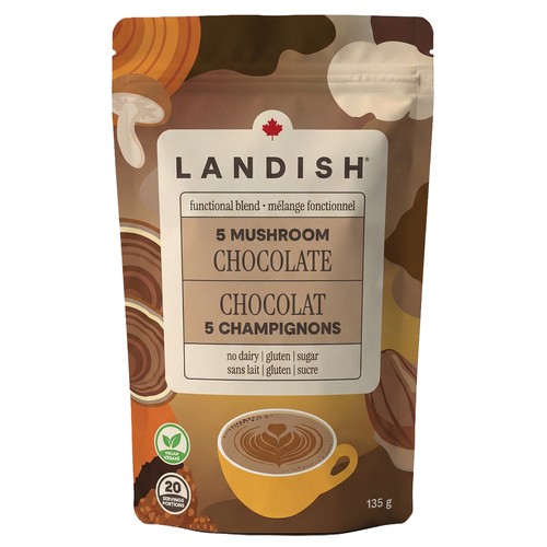 Landish Hot Chocolate Mix 5 Mushroom 135 g