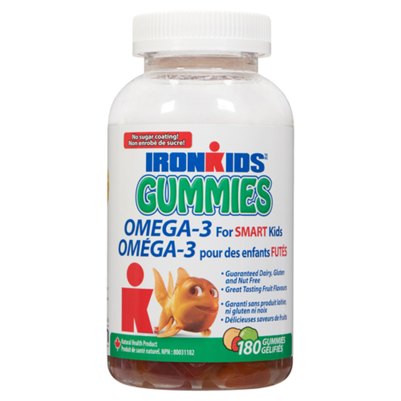 IronKids Gummies Vitamins Kids Omega 3 Club Size 180 Count Voilà
