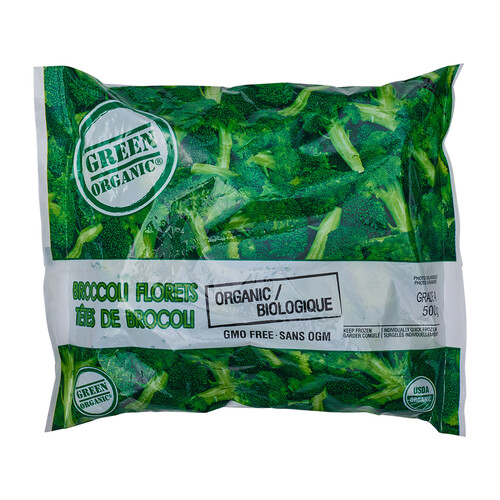 Green Organic Frozen Broccoli 500 g