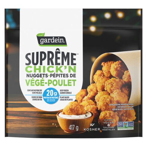 Gardein Vegan Frozen Chicken Nuggets Supreme 417 g