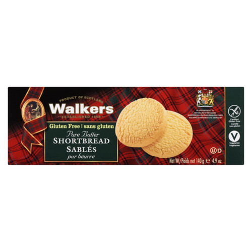 Walkers GlutenFree Shortbread Cookies Pure Butter 140 g Voilà Online