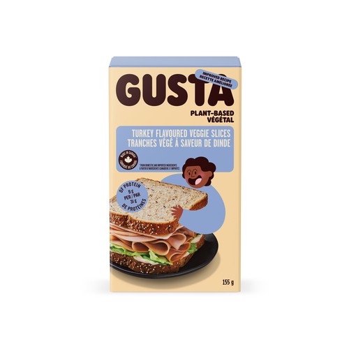 Gusta Plant Based Veggie Slices Turkey 155 g