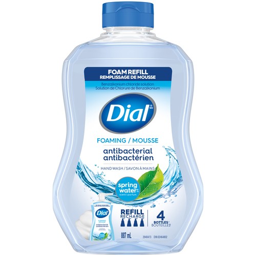 Dial Antibacterial FHW Refill Spring Water 887 ml