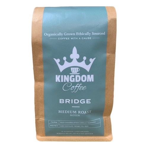 Kingdom Whole Bean Coffee Bridge Medium Roast 340 g