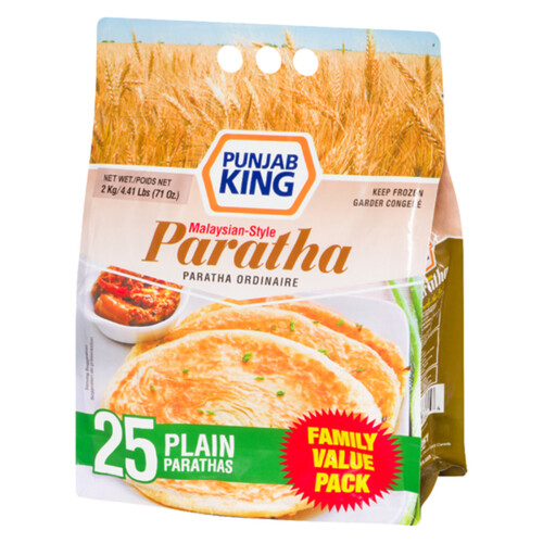 Punjab King Malaysian Style Paratha 2 kg (frozen)