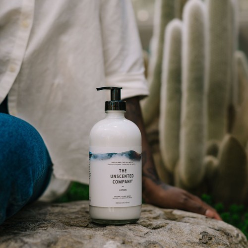 The Unscented Company Glass Lotion Body Hands 500 ml