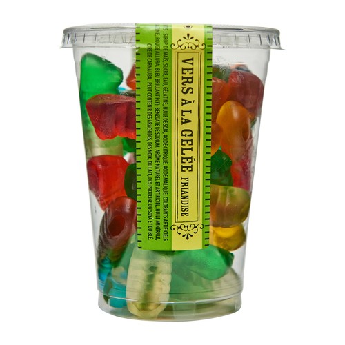 Reddi Snack Gummi Worms Candy 180 g
