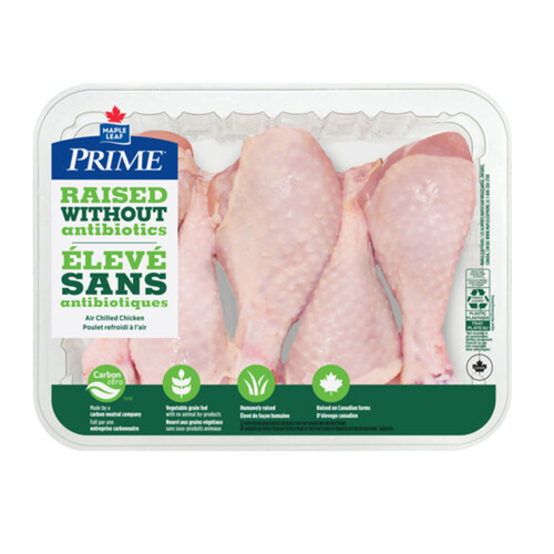 Prime Chicken Drumsticks Raised Without Antibiotics 540 g