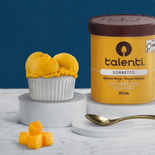 Talenti Dairy-Free Sorbetto Alphonso Mango 473 ml