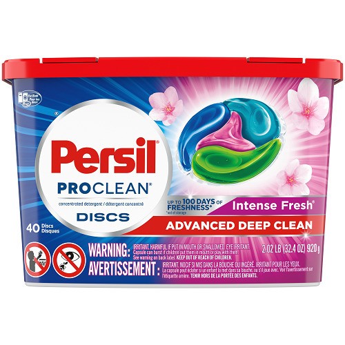 Persil ProClean Laundry Detergents Pods Intense Fresh 40 Pods