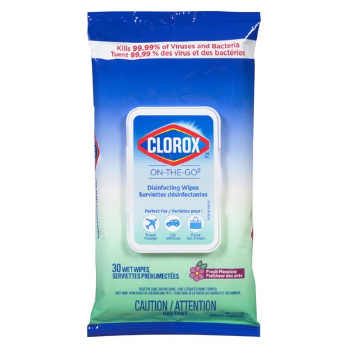 Clorox Disinfecting On The Go Wipes Fresh Meadow 30 EA