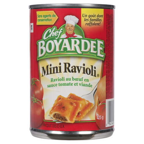 Chef Boyardee Mini Ravioli Beef 425 g