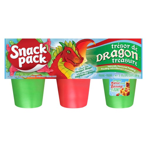 Snack Pack Gluten-Free Pudding Dragon Treasure 6 x 99 g