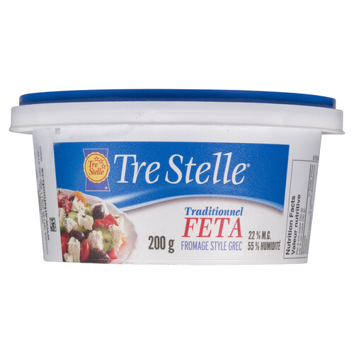 Voila Online Grocery Delivery Tre Stelle Feta Cheese Tub 200 G