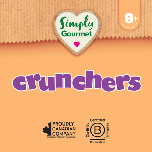 Simply Gourmet Crunchers Baby Snack Zesty Veggie 32 g