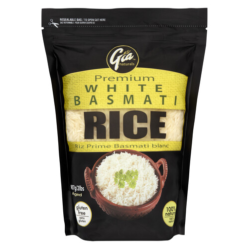 Gia Naturals Premium White Basmati Rice 907 g