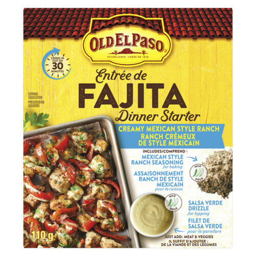 Old El Paso Dinner Starter Creamy Mexican Style Ranch 110 g