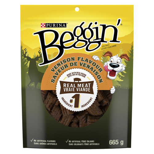Purina Beggin' Dog Treats Venison Flavour Snacks 665 g