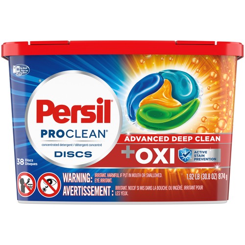 Persil Proclean + Oxi Laundry Detergent Discs 38 Count