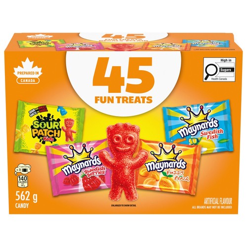 Maynards Candy Assortment For Halloween 45 Fun Treat Pouches 562 G
