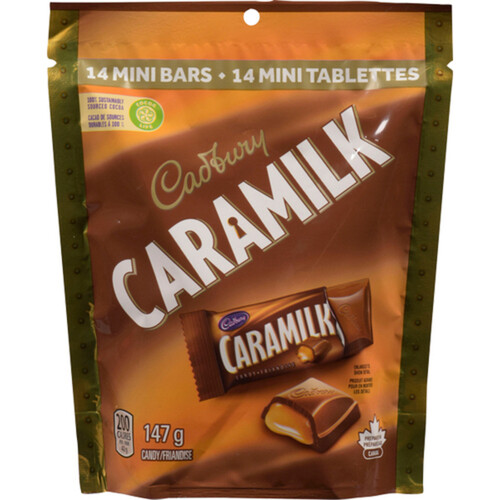 Cadbury Caramilk  Mini Bars Chocolate 147 g