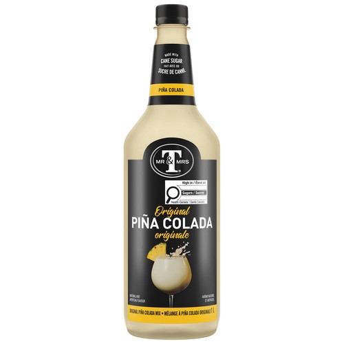 Mott's Mr & Mrs T's Drink Mix Pina Colada 1 L (bottle)