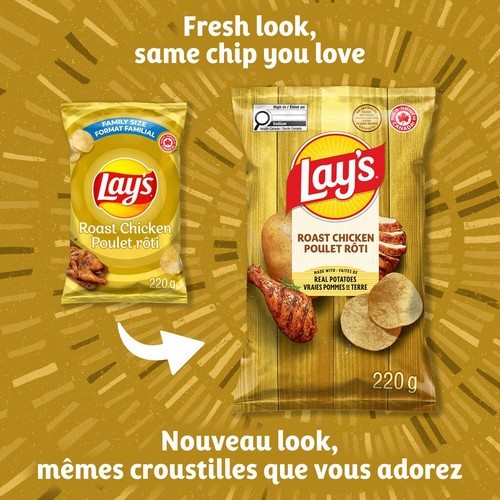 Lay's Potato Chips Roast Chicken Flavoured 220 g