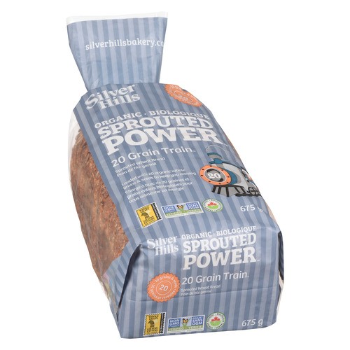 Silver Hills Sprouted Power Organic Bread 20 Grain Train 675 g (frozen)