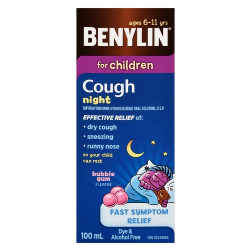 Benylin Children Night Cough Syrup 100 ml