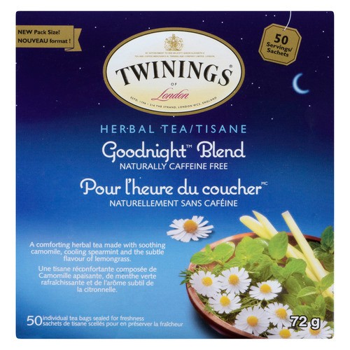 Twinnings Herbal Tea Goodnight Blend 50 Tea Bags