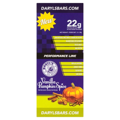 Daryl's Performance Line Protein Bars Vanilla Pumpkin Spice 58 g