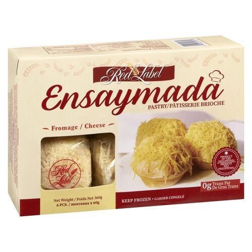 Red Label Pastry Brioche Cheese Ensaymada 360 g (frozen)