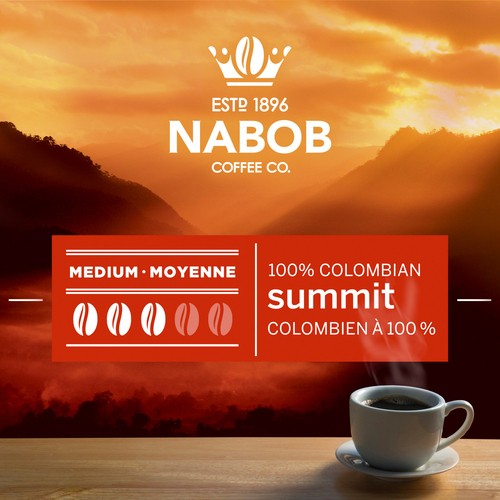 Nabob Summit Ground Coffee 100% Colombian 300 g