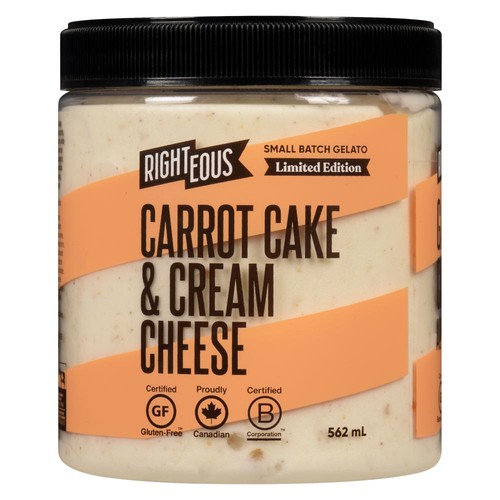 Fiasco Gluten-Free Frozen Gelato Carrot Cake & Cream Cheese 562 ml