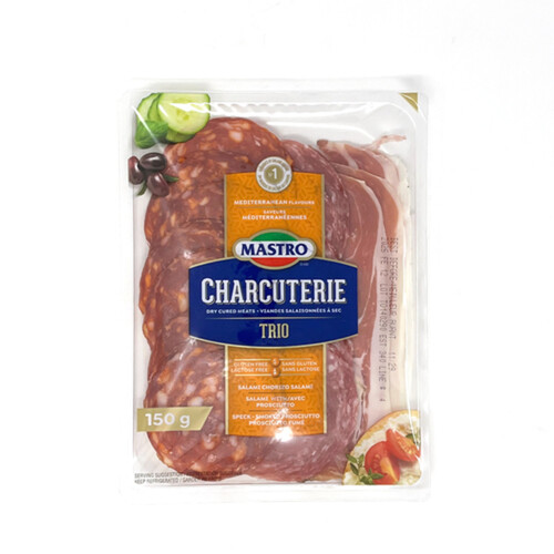 Mastro Mediterranean Sliced Meat Charcuterie Trio 150 g