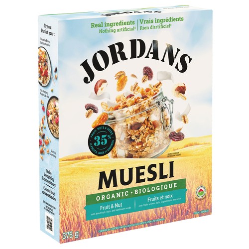 Jordans Organic Muesli Fruit & Nut 375 g