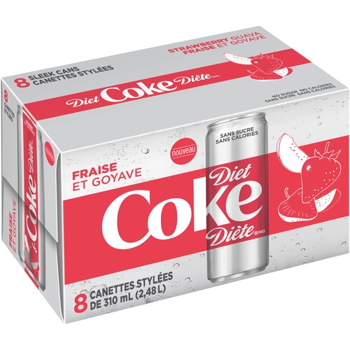 Coke Diet Strawberry Guava 8 x 310 ml