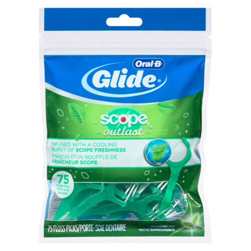 Oral-B Glide Complete Floss Long Last Mint 75 Count