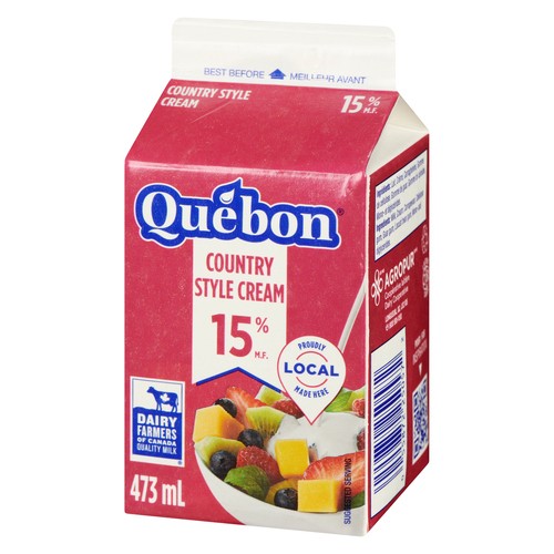 Quebon 15% Country Style Cream 473 ml
