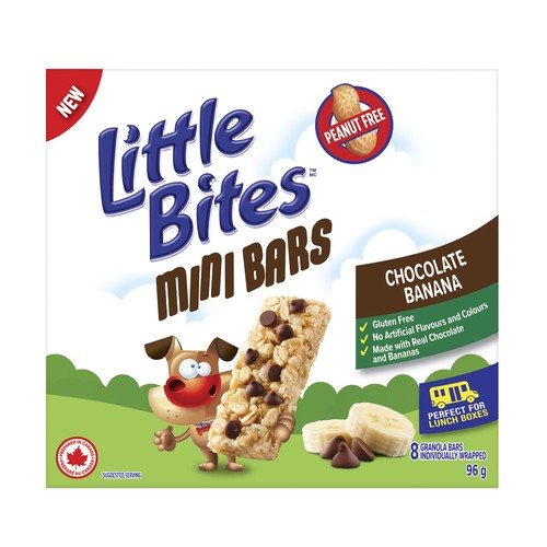 Little Bites Peanut-Free Mini Granola Bars Chocolate Banana 96 g