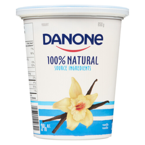 Danone 3% Yogurt Vanilla 650 g